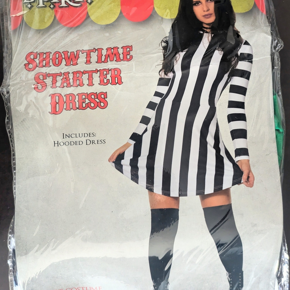 Spirit Black and White High Low Dress